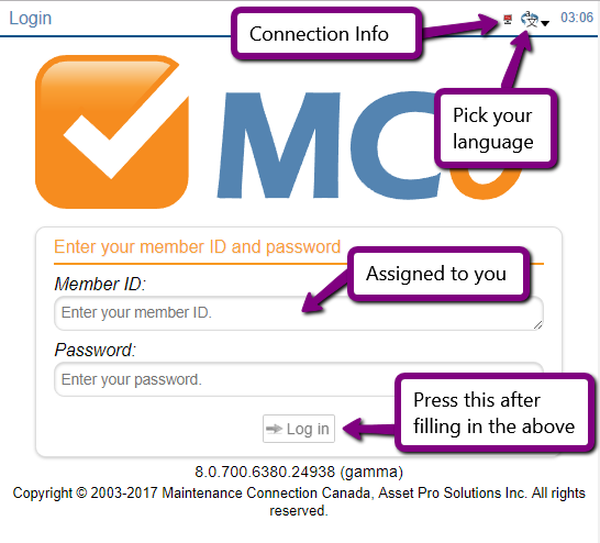 Login Screen Guide